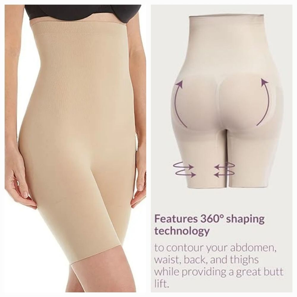 🔹️NWT Jones New York Nude High Waist Thigh Slimming Shapewear Medium 6